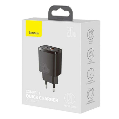 Baseus 20W compact charger U+C
