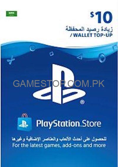 PSN Digital Code $10 USD Saudi Arabia (KSA PSN) - GameStop Pakistan