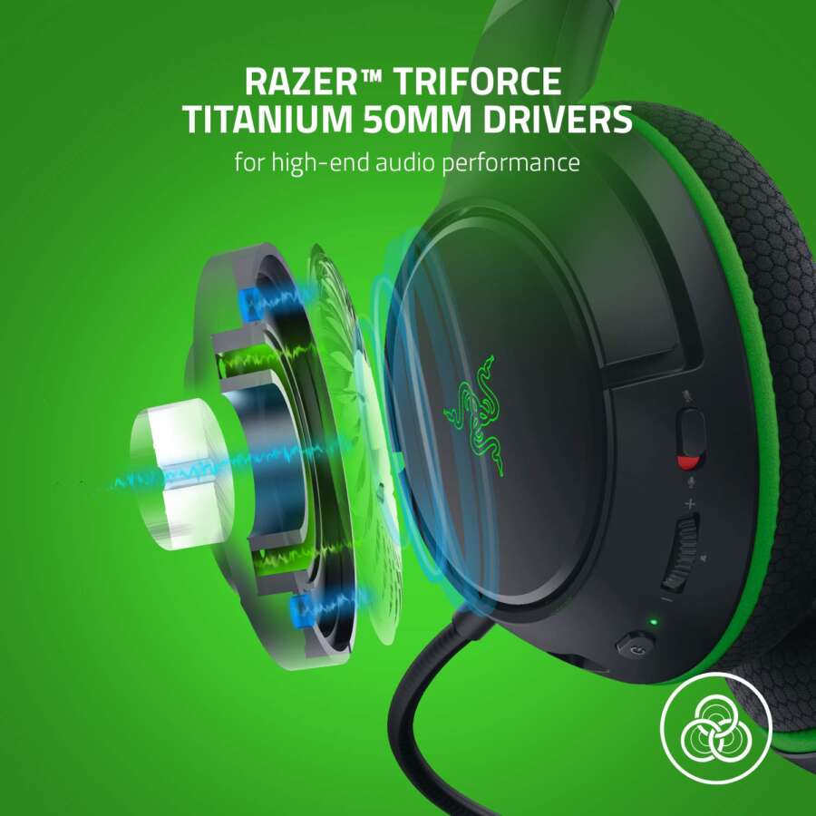 Razer Kaira Wireless Gaming Headset for Xbox Series X|S, Xbox One