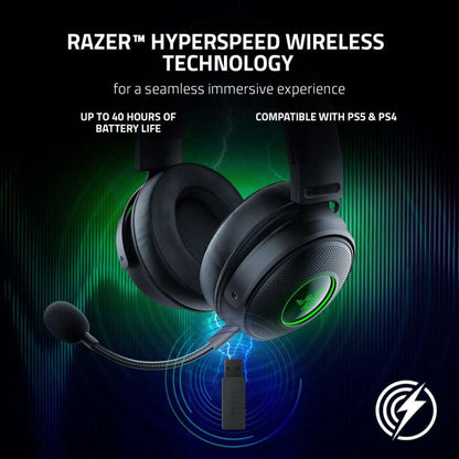 Razer Kraken V3 Pro HyperSense Wireless Gaming Headset w/Haptic Technology