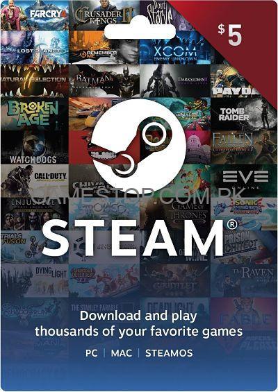 Steam Gift Card $5 USD GLOBAL - GameStop Pakistan