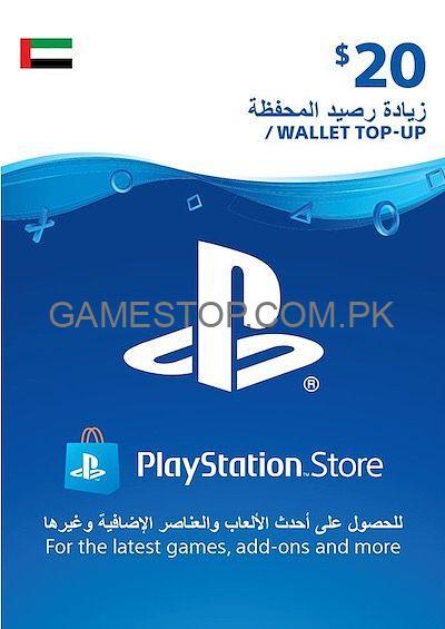 PlayStation PSN Digital Code $20 (UAE account) - GameStop Pakistan