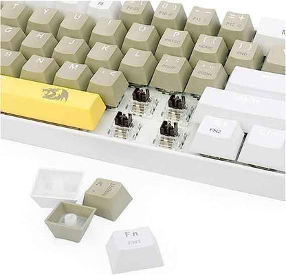 Redragon K606 LAKSHMI 60% Mechanical Gaming Keyboard (BROWN Switch) White LED Backlighting