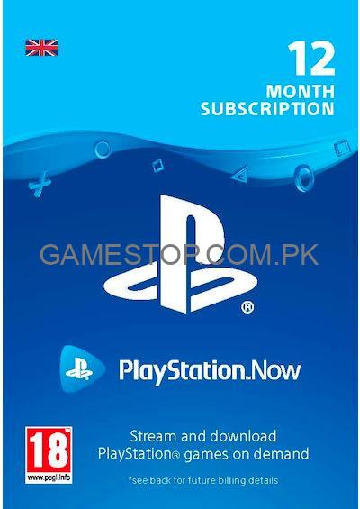 PlayStation Now 12 Month Subscription (UK) - GameStop Pakistan