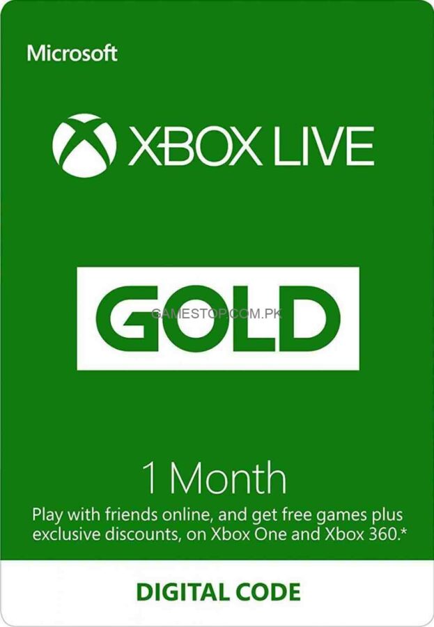 Xbox Live 1 Month Gold Membership Digital Code - GameStop Pakistan