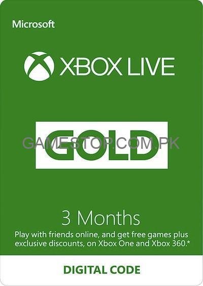 Xbox Live 3 Month Gold Membership Digital Code - GameStop Pakistan