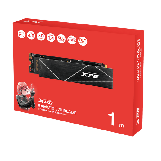 XPG GAMMIX 1TB S70 Blade M.2 SSD - GameStop Pakistan